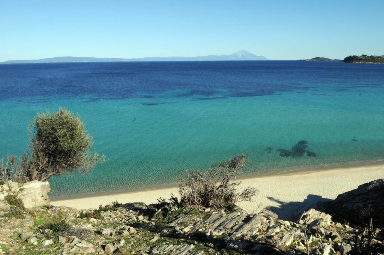 Athos View Villa By The Sea Órmos Panajías Eksteriør bilde