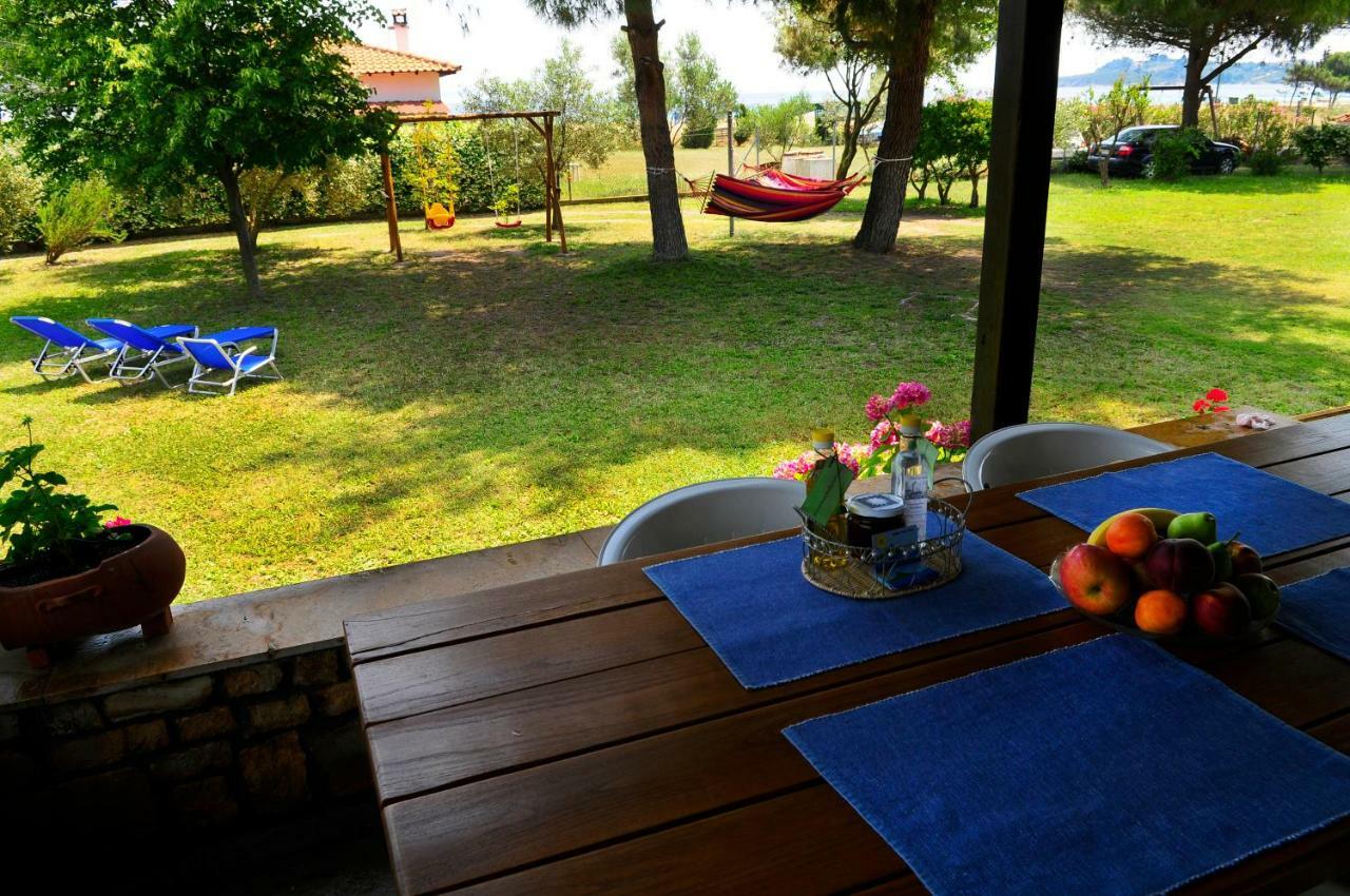 Athos View Villa By The Sea Órmos Panajías Eksteriør bilde